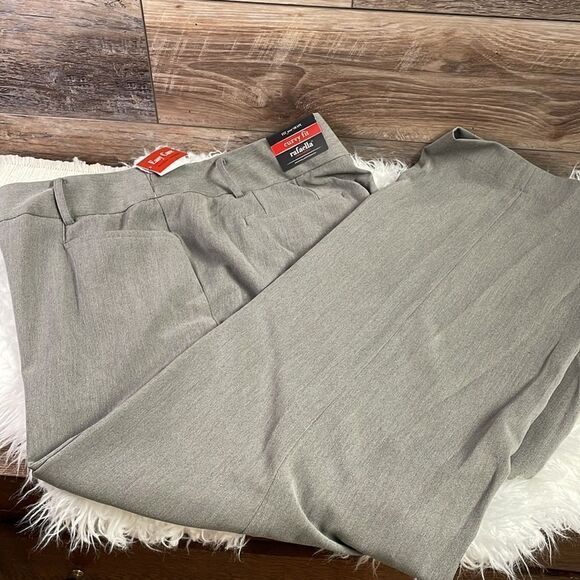Rafaella Womens Curvey Fit Boot Cut Dress Pants Size 22W Aluminum Gray NWT - Picture 10 of 11